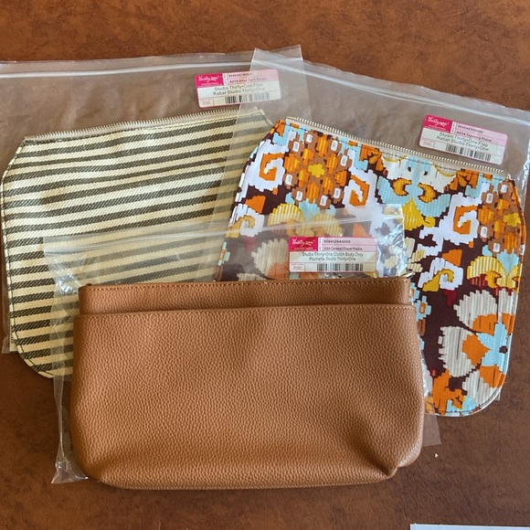 Studio Thirty-one Clutch Body in caramel pebble charm w/2 flaps - Picture 4 of 10
